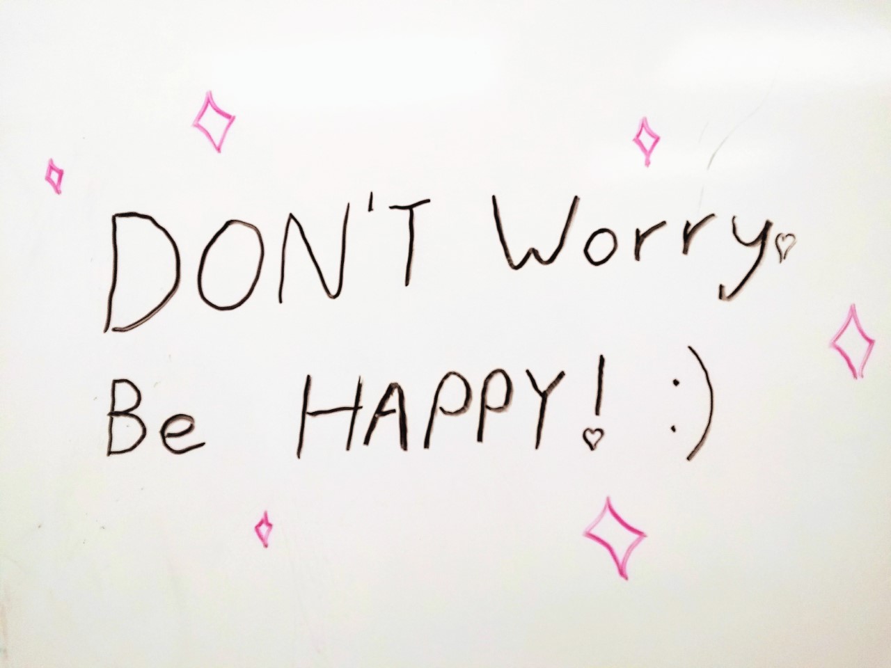 DON'T Worry. Be HAPPY! :)