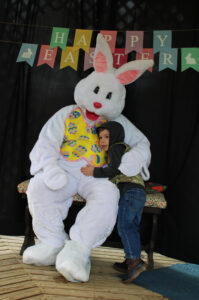 Easter Bunny With Children