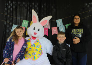 Easter Bunny With Children