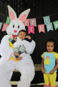 Easter Bunny With Children