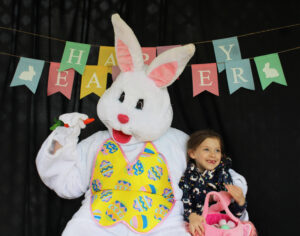 Easter Bunny With Children