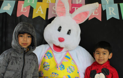 Easter Bunny With Children