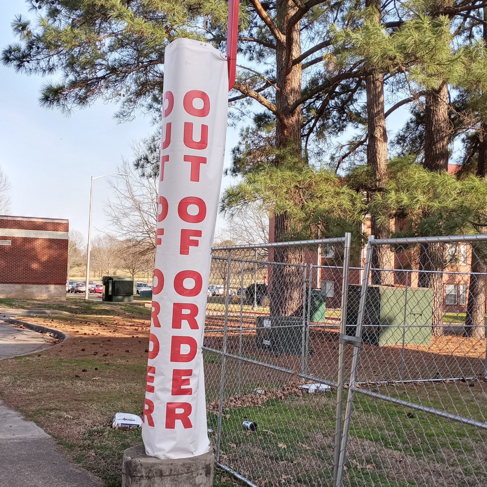 Out of Order Light Pole