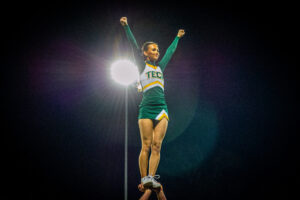 The ATU Cheer Team Performing